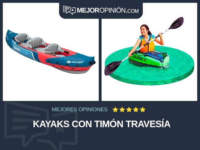 Kayaks Con timón Travesía