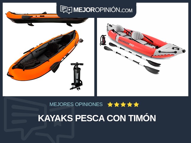 Kayaks Pesca Con timón