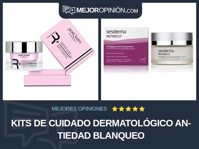 Kits de cuidado dermatológico antiedad Blanqueo