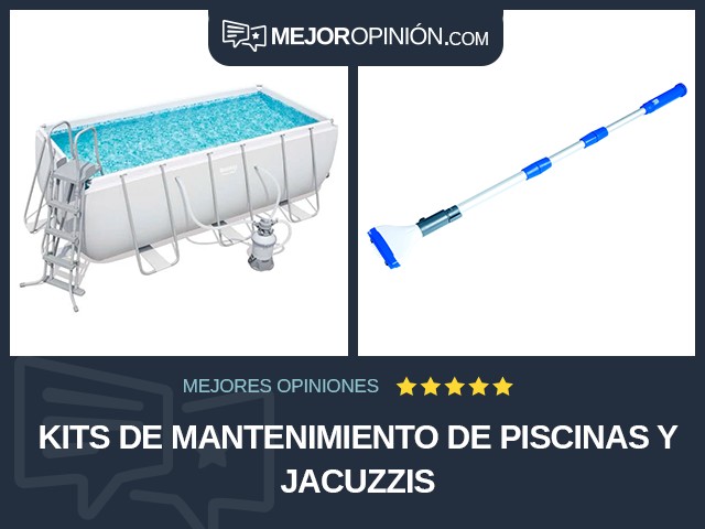 Kits de mantenimiento de piscinas y jacuzzis