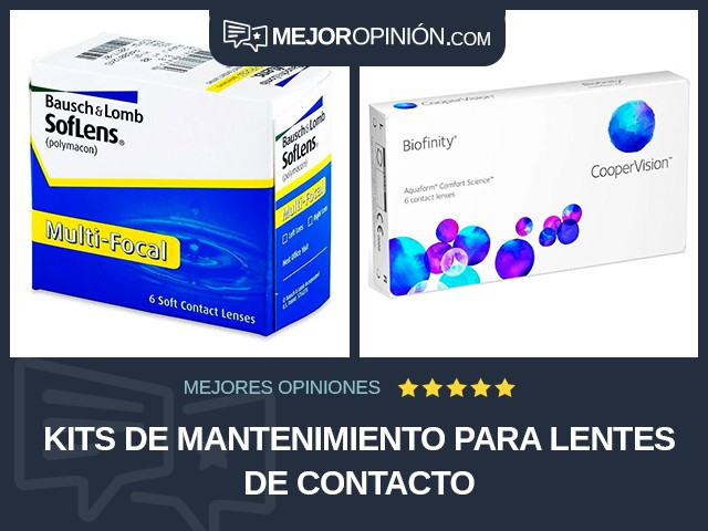 Kits de mantenimiento para lentes de contacto