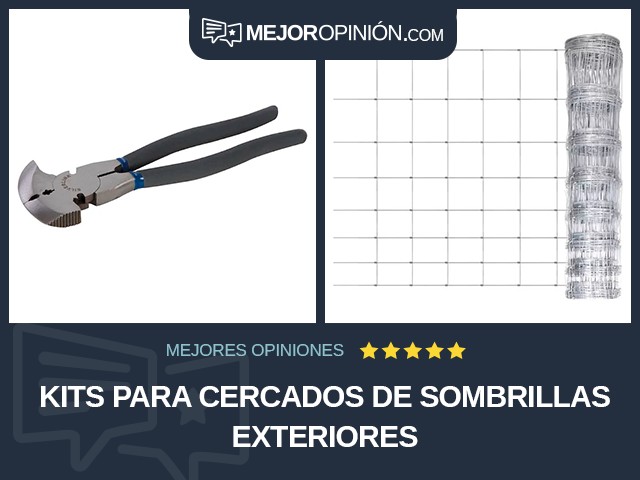 Kits para cercados de sombrillas exteriores