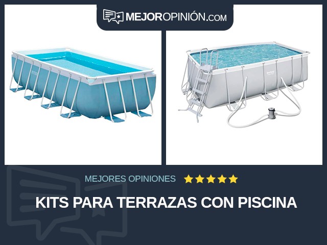 Kits para terrazas con piscina