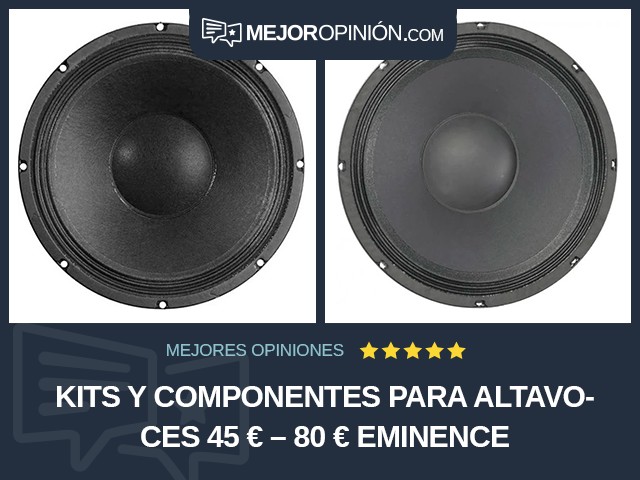 Kits y componentes para altavoces 45 € – 80 € Eminence