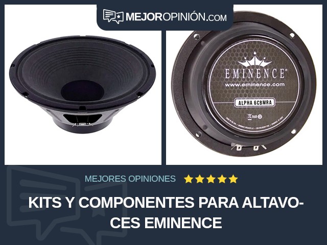 Kits y componentes para altavoces Eminence