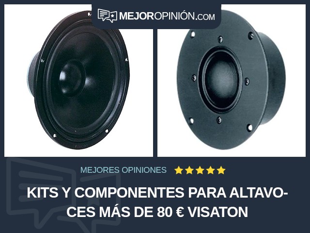 Kits y componentes para altavoces Más de 80 € Visaton