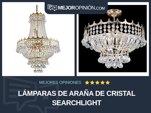 Lámparas de araña De cristal Searchlight