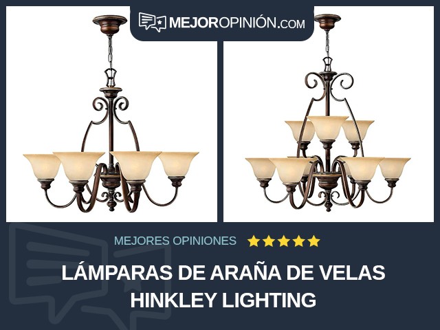 Lámparas de araña De velas Hinkley Lighting