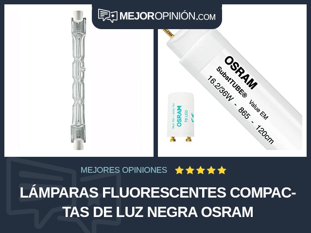 Lámparas fluorescentes compactas De luz negra OSRAM