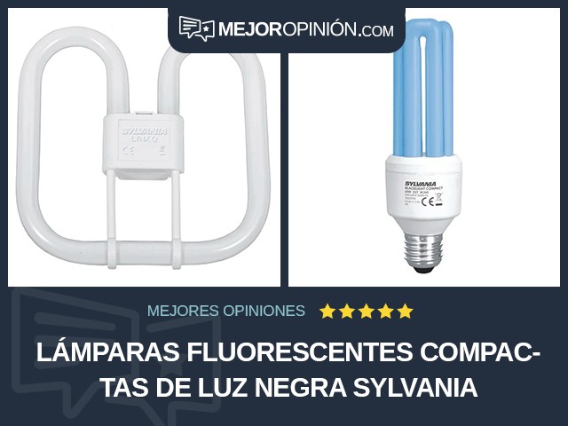 Lámparas fluorescentes compactas De luz negra Sylvania