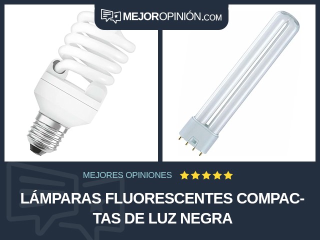 Lámparas fluorescentes compactas De luz negra