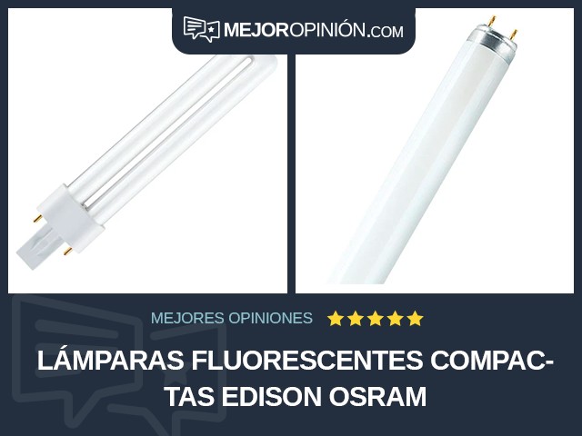 Lámparas fluorescentes compactas Edison OSRAM