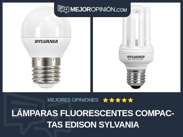 Lámparas fluorescentes compactas Edison Sylvania