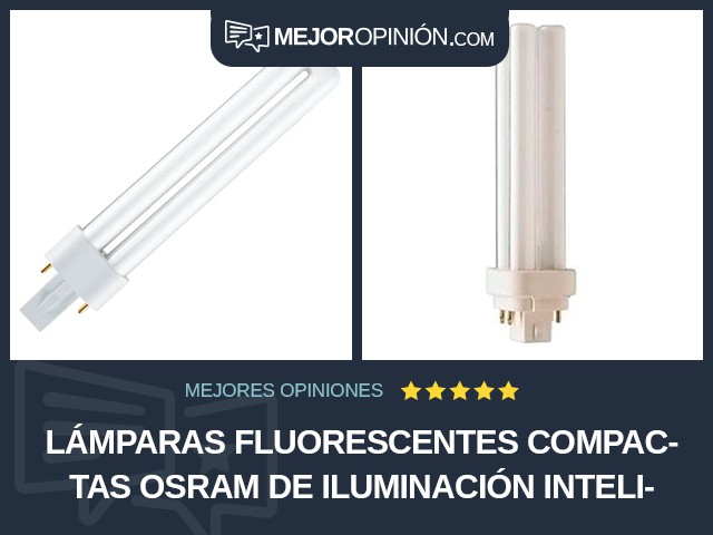 Lámparas fluorescentes compactas OSRAM De iluminación inteligente