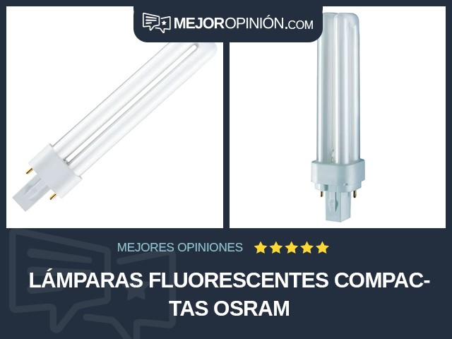 Lámparas fluorescentes compactas OSRAM