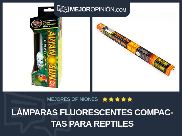 Lámparas fluorescentes compactas Para reptiles