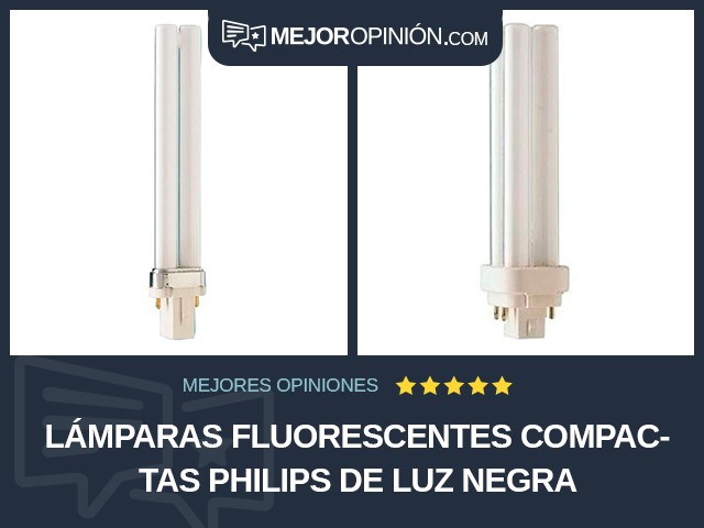 Lámparas fluorescentes compactas Philips De luz negra