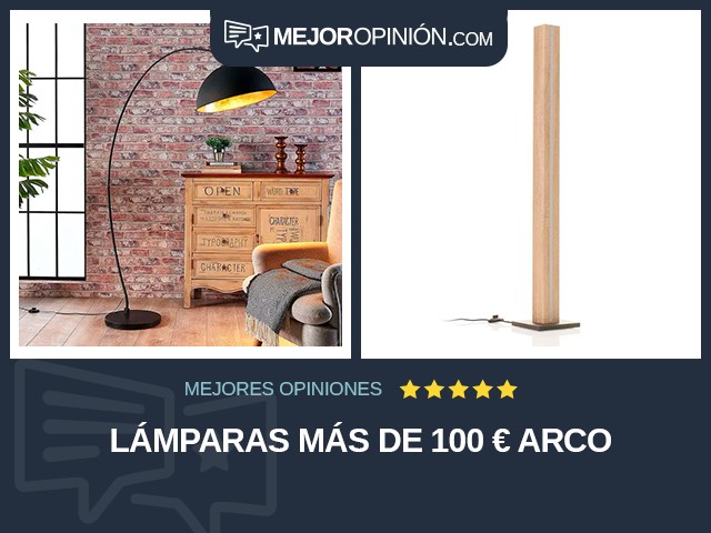 Lámparas Más de 100 € Arco
