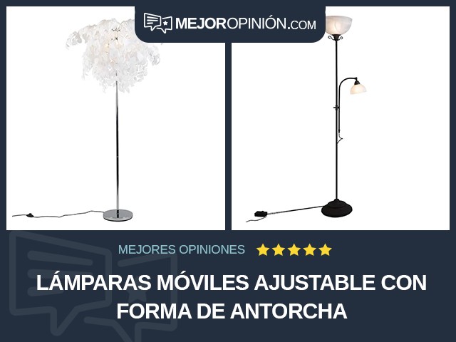 Lámparas móviles Ajustable Con forma de antorcha