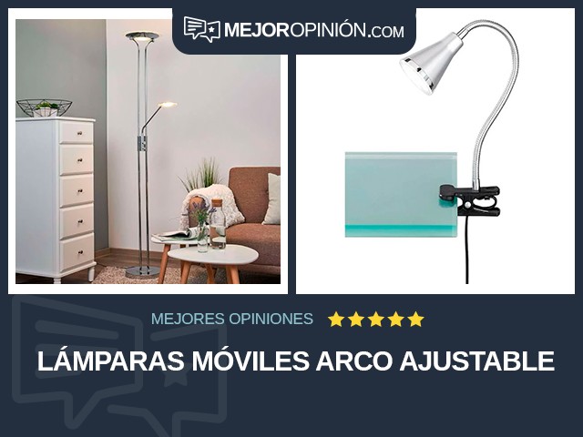 Lámparas móviles Arco Ajustable