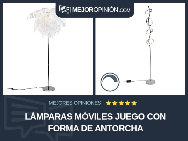 Lámparas móviles Juego Con forma de antorcha