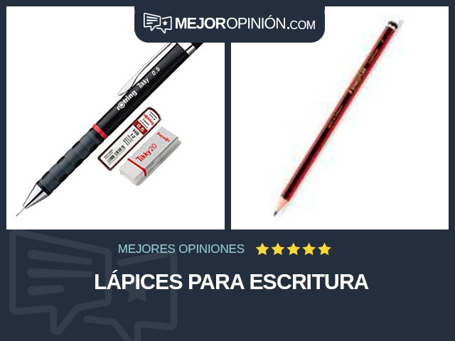 Lápices para escritura