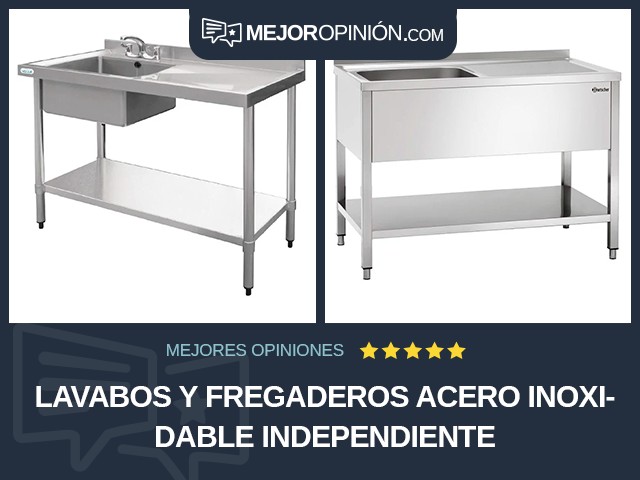 Lavabos y fregaderos Acero inoxidable Independiente