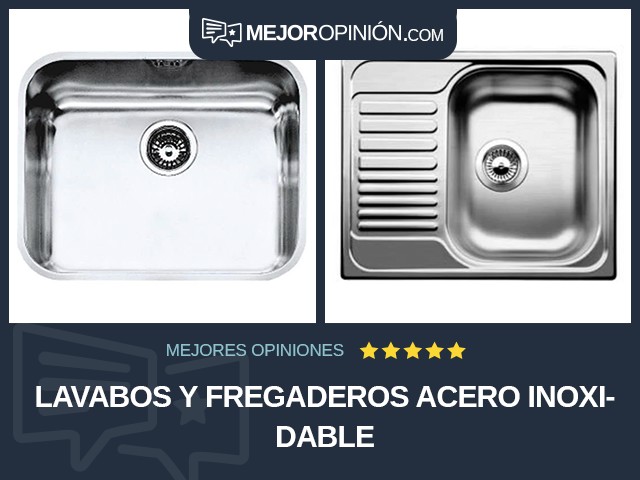 Lavabos y fregaderos Acero inoxidable