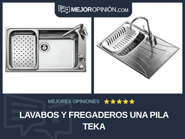 Lavabos y fregaderos Una pila Teka