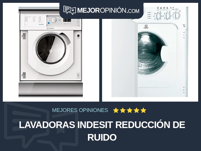 Lavadoras Indesit Reducción de ruido