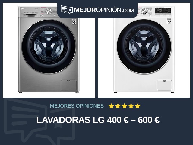 Lavadoras LG 400 € – 600 €