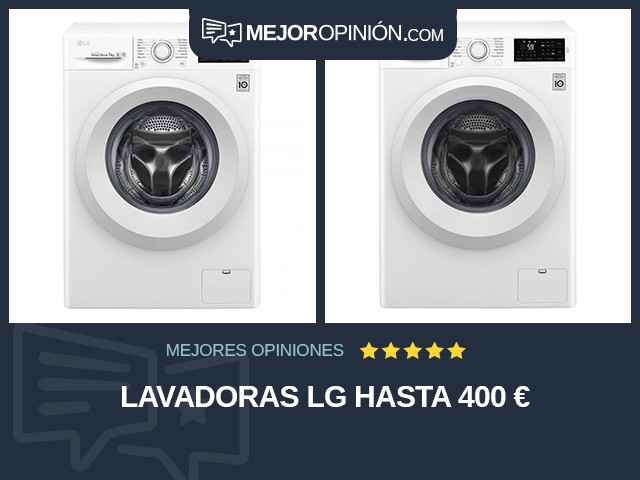 Lavadoras LG Hasta 400 €