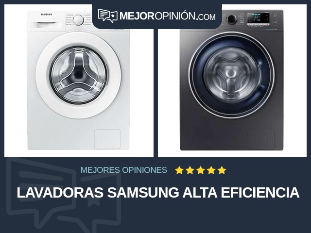 Lavadoras Samsung Alta eficiencia