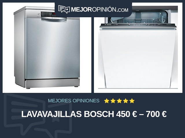 Lavavajillas Bosch 450 € – 700 €