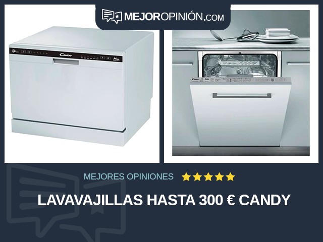 Lavavajillas Hasta 300 € Candy