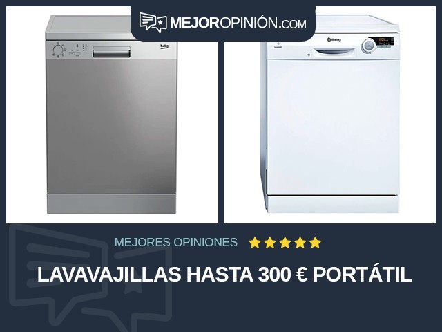 Lavavajillas Hasta 300 € Portátil