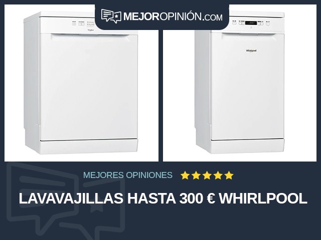 Lavavajillas Hasta 300 € Whirlpool