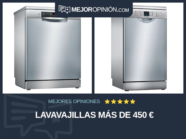 Lavavajillas Más de 450 €