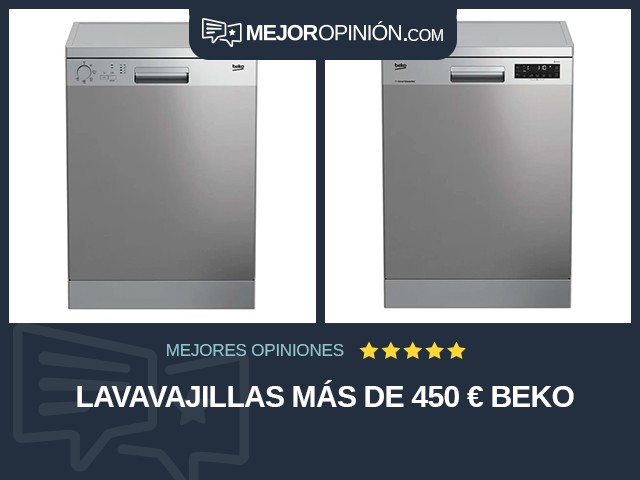 Lavavajillas Más de 450 € Beko