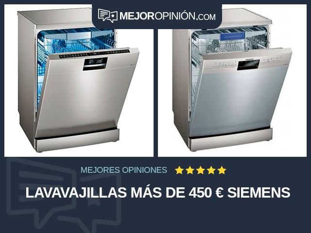 Lavavajillas Más de 450 € Siemens