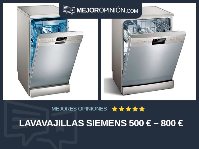 Lavavajillas Siemens 500 € – 800 €