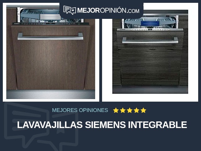 Lavavajillas Siemens Integrable