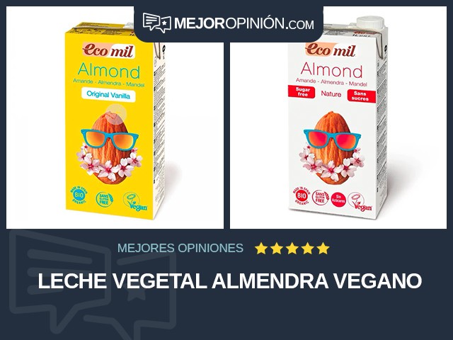 Leche vegetal Almendra Vegano