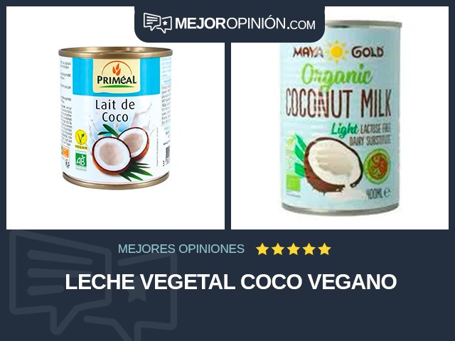 Leche vegetal Coco Vegano