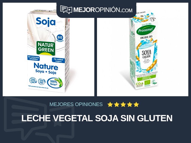 Leche vegetal Soja Sin gluten