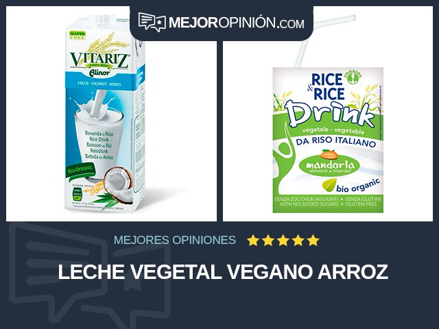 Leche vegetal Vegano Arroz