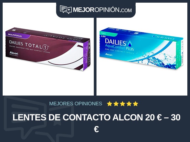 Lentes de contacto Alcon 20 € – 30 €