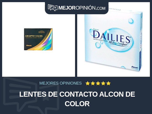 Lentes de contacto Alcon De color