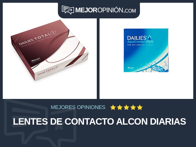 Lentes de contacto Alcon Diarias