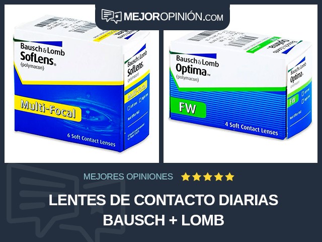 Lentes de contacto Diarias Bausch + Lomb